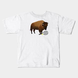 Tennis Bison Kids T-Shirt